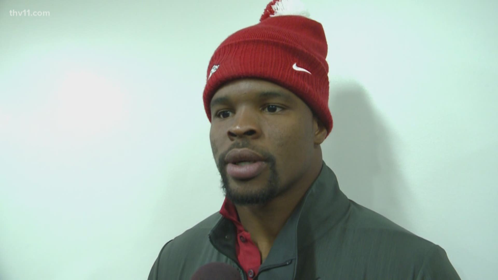 Dre Greenlaw says Hogs have to figure out what they're fighting for