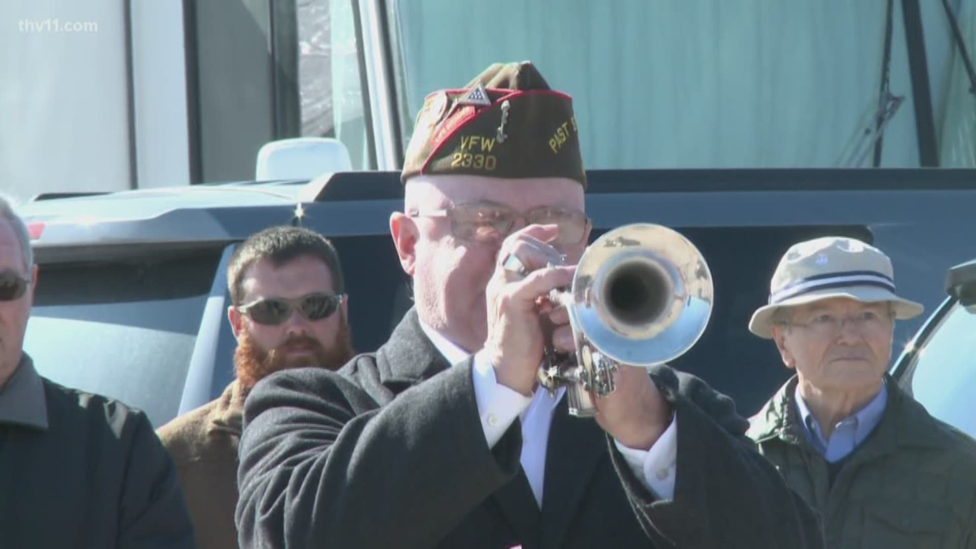 Veterans in the Conway area were not only thanked for their service today, but they were also honored during a ceremony to kick off veteran's day weekend.