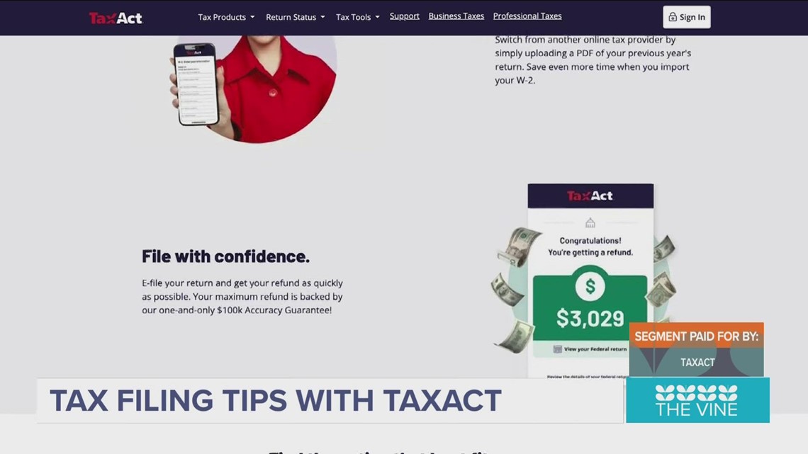 Tax Filing Tips with TaxAct