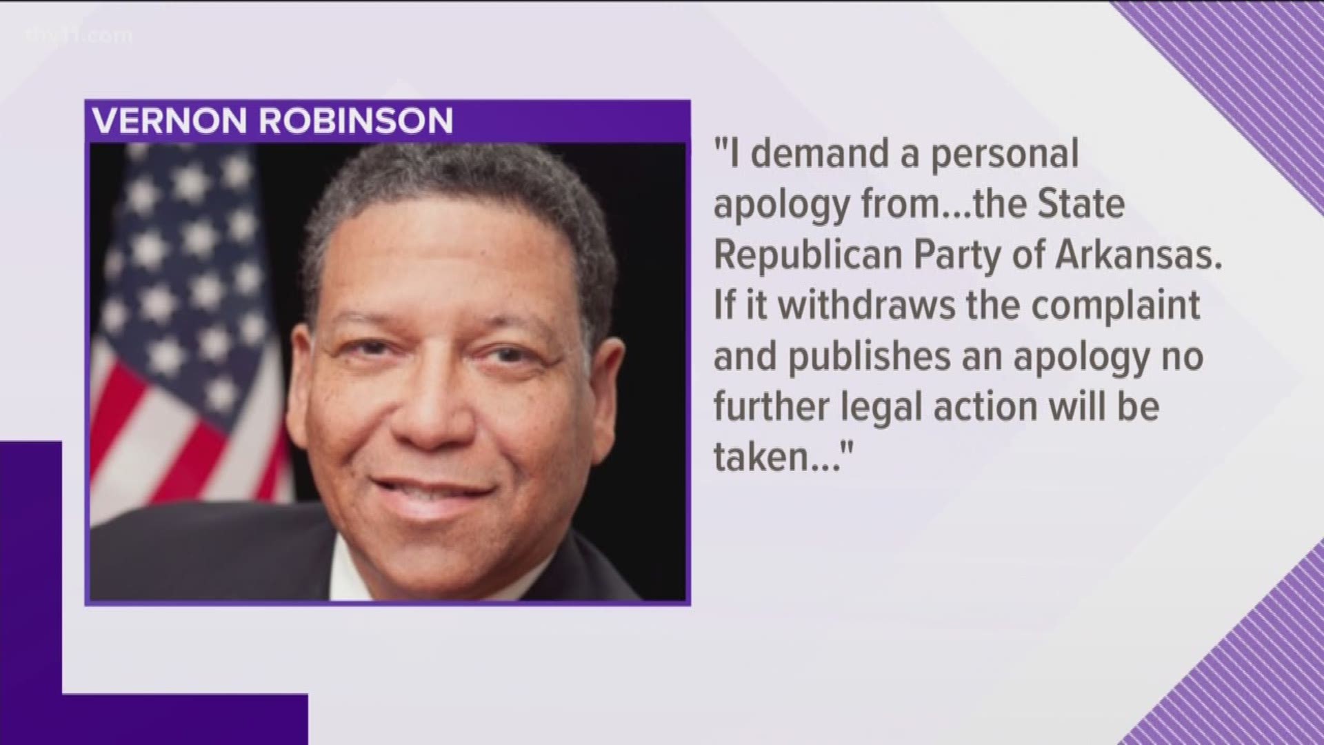 An update to the dispute over a political radio ad that critics say uses racial stereotypes to convince African-Americans to vote against Democrat Clarke Tucker in his challenge to representative French Hill.