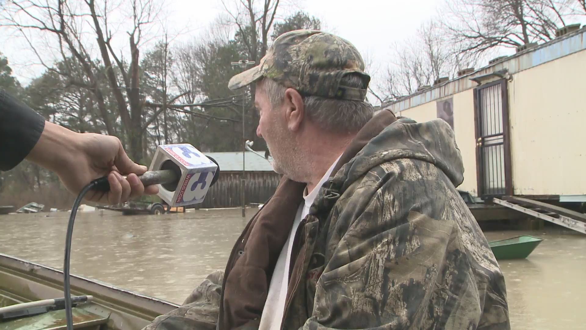 As the St. Francis River creeps closer to cresting, several roads are underwater and some people are using boats to get around after their homes were cut off from dry land.