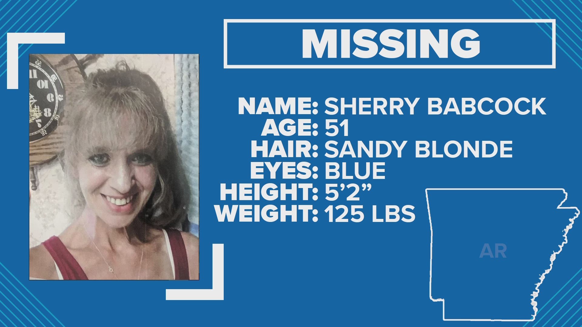 According to the Newton County Sheriff's Office, Sherry Babcock was reported missing Nov. 26.