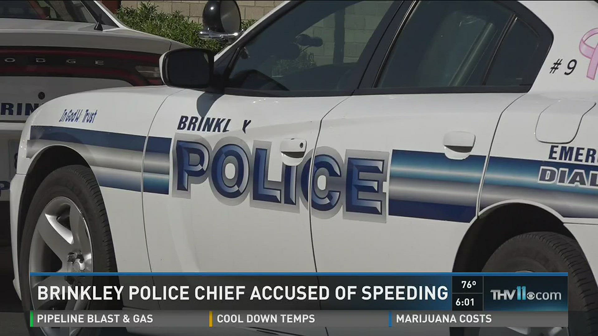 Brinkley police chief admits to speeding, but said radar 'could have