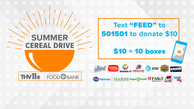 Everything you need to know about 2019 THV11 Summer Cereal Drive