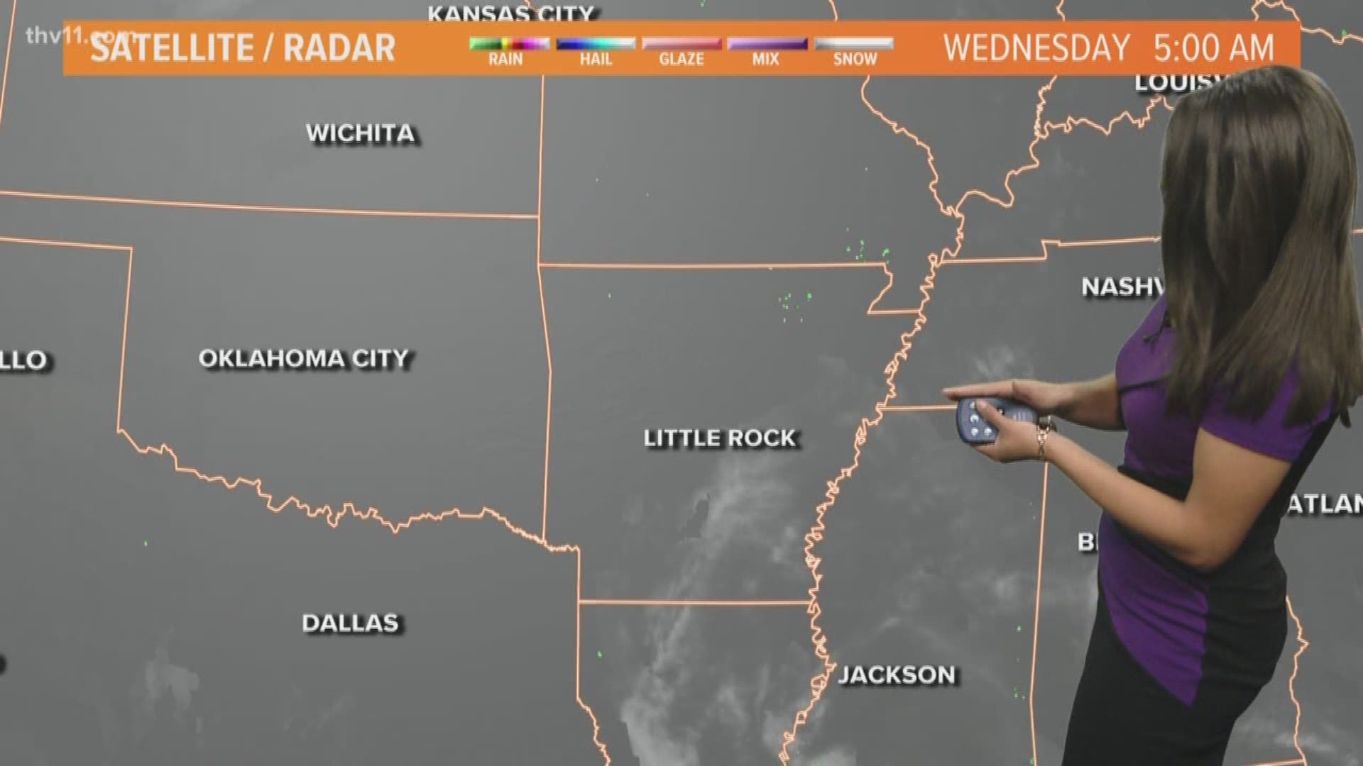 Mariel Ruiz gives us a look at the upcoming weather.