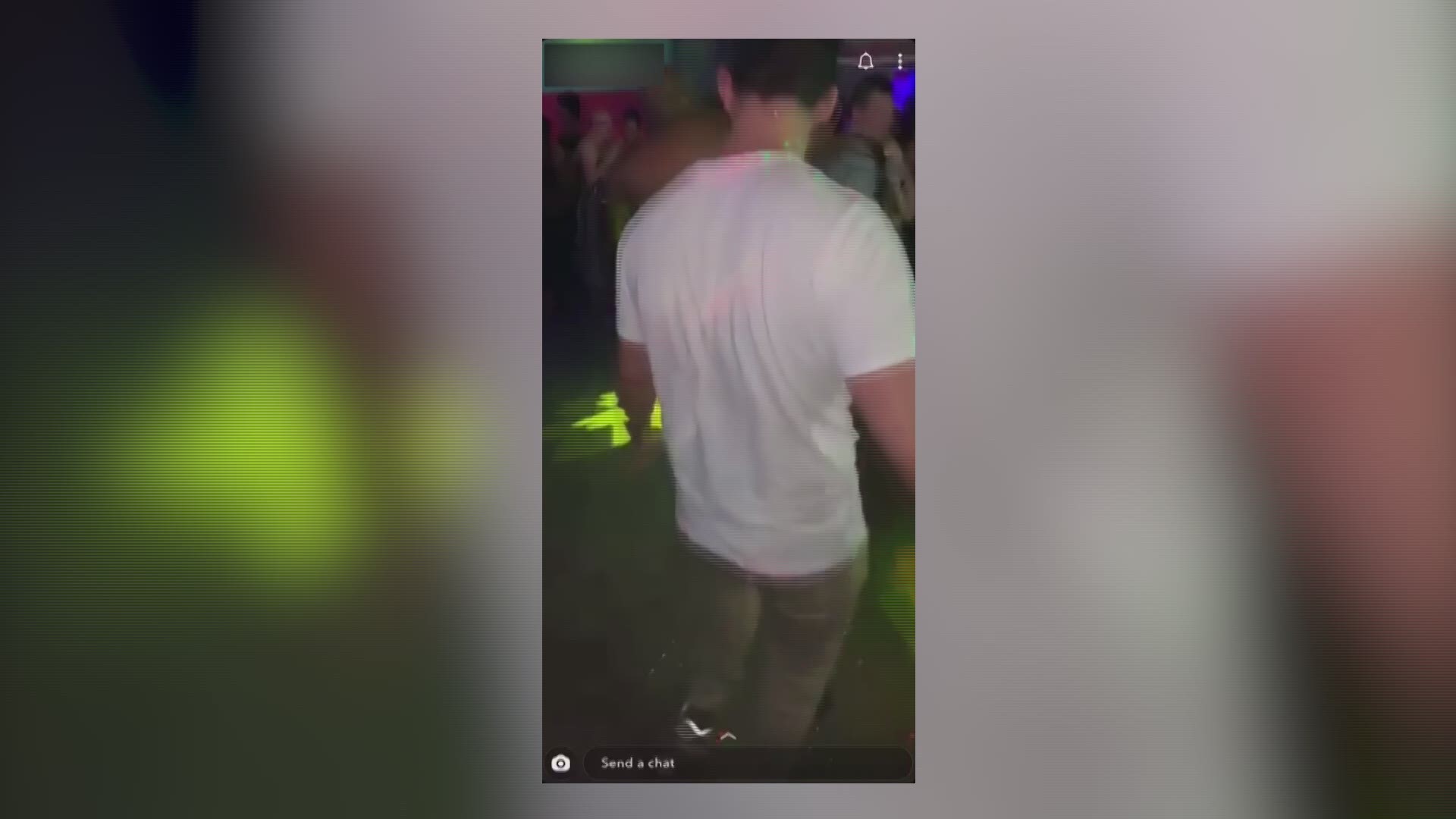 A Conway police officer has been suspended after a video shows him dancing naked and later struggling with security at a nightclub in Little Rock.