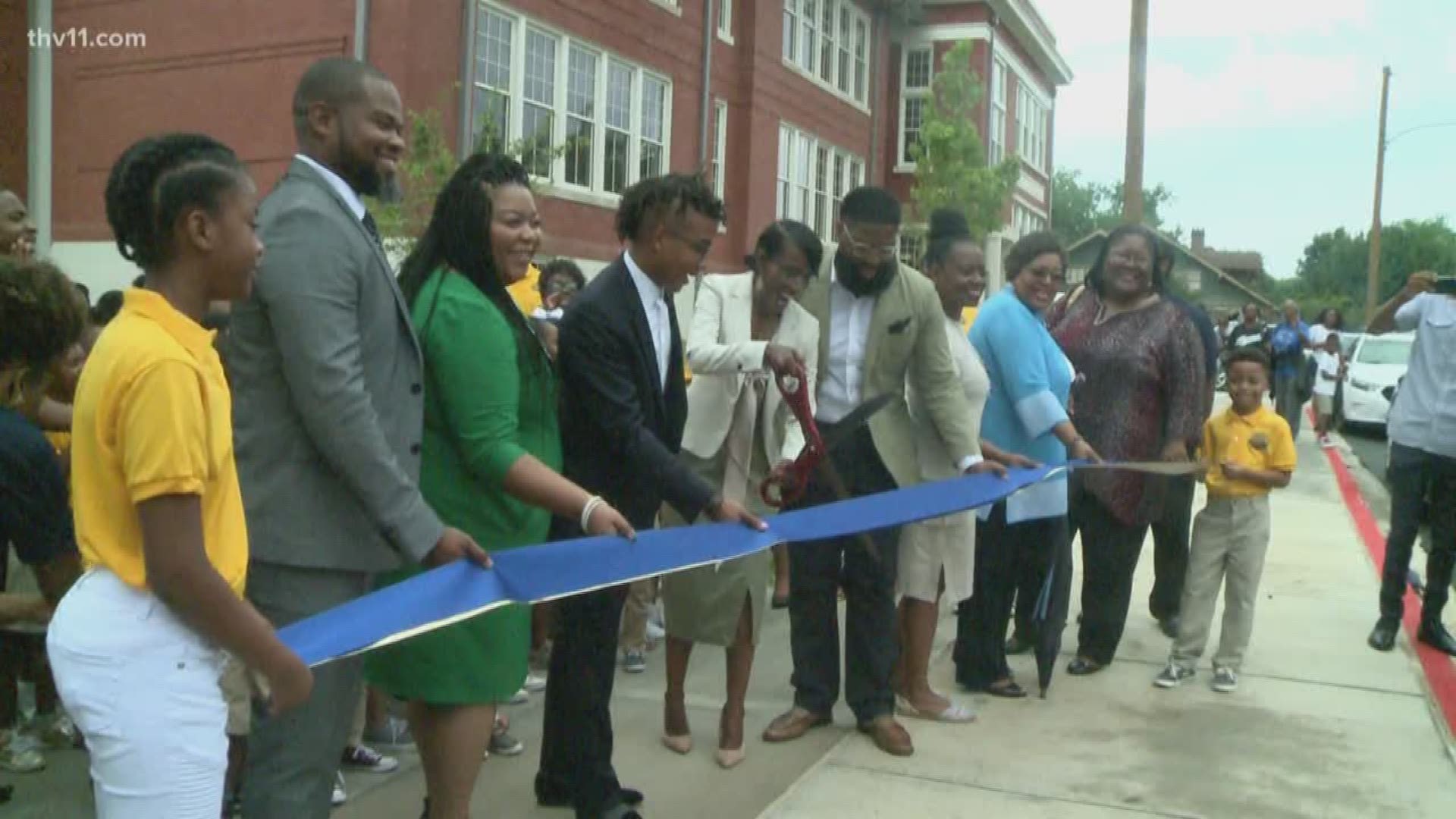 Parents and students got their first look at the latest charter school to come to Little Rock.