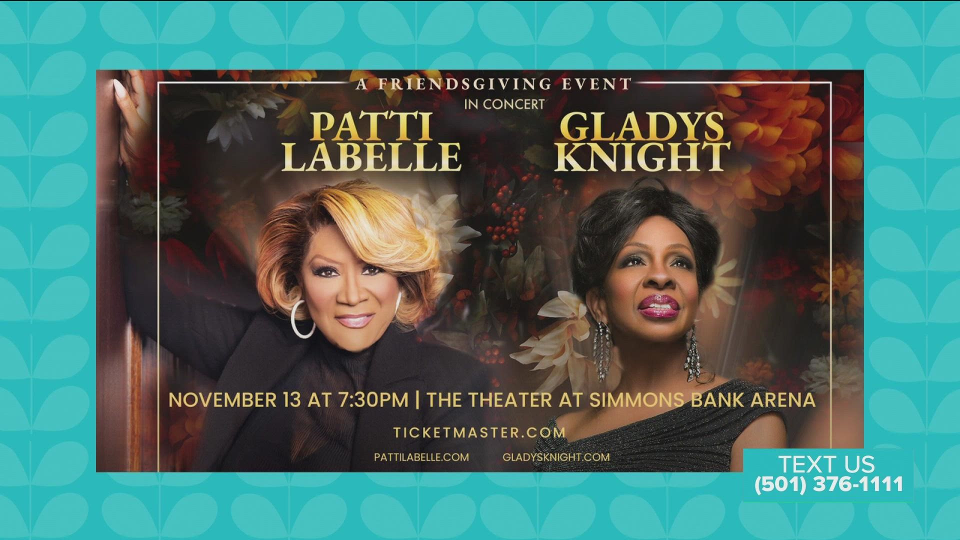 Patti LaBelle & Gladys Knight coming to Simmons Bank Arena