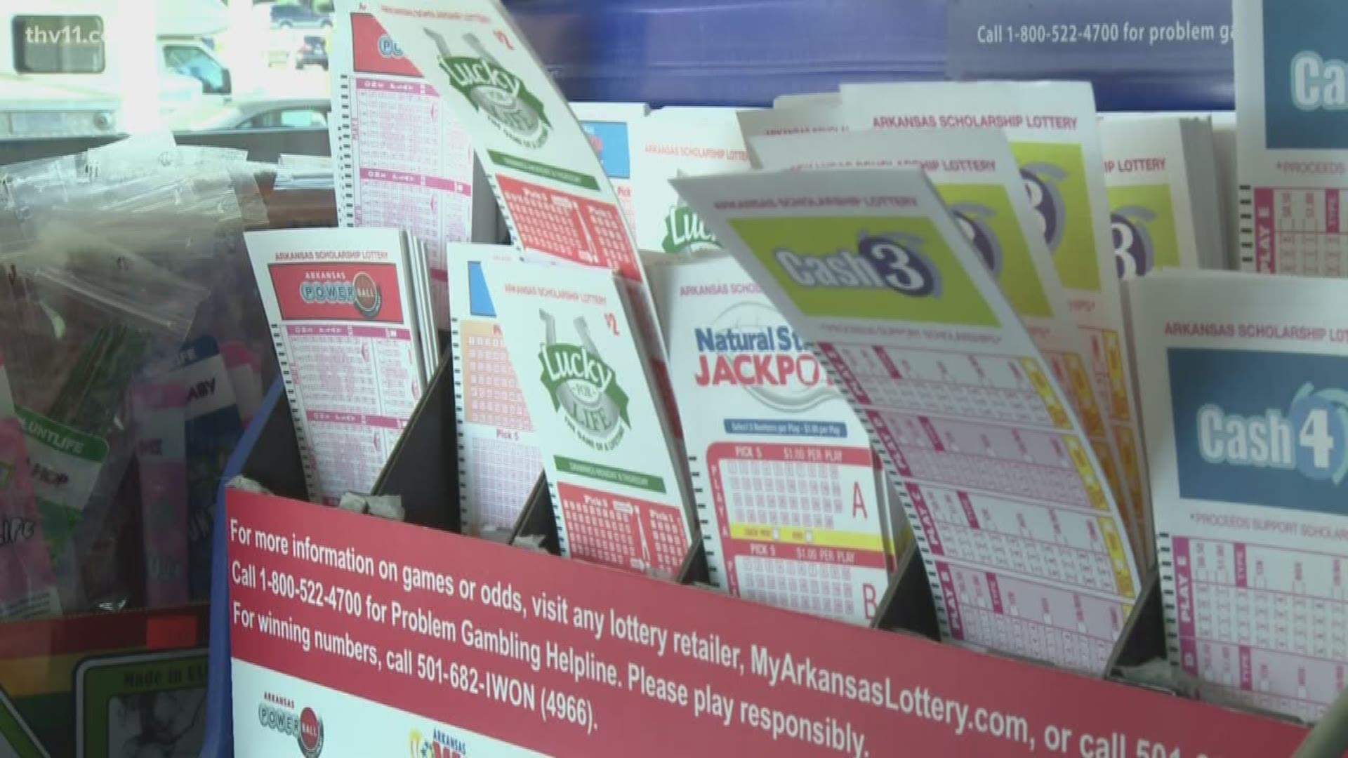 Tonight, the record-breaking Mega Millions jackpot is drawing a crowd here in Arkansas.