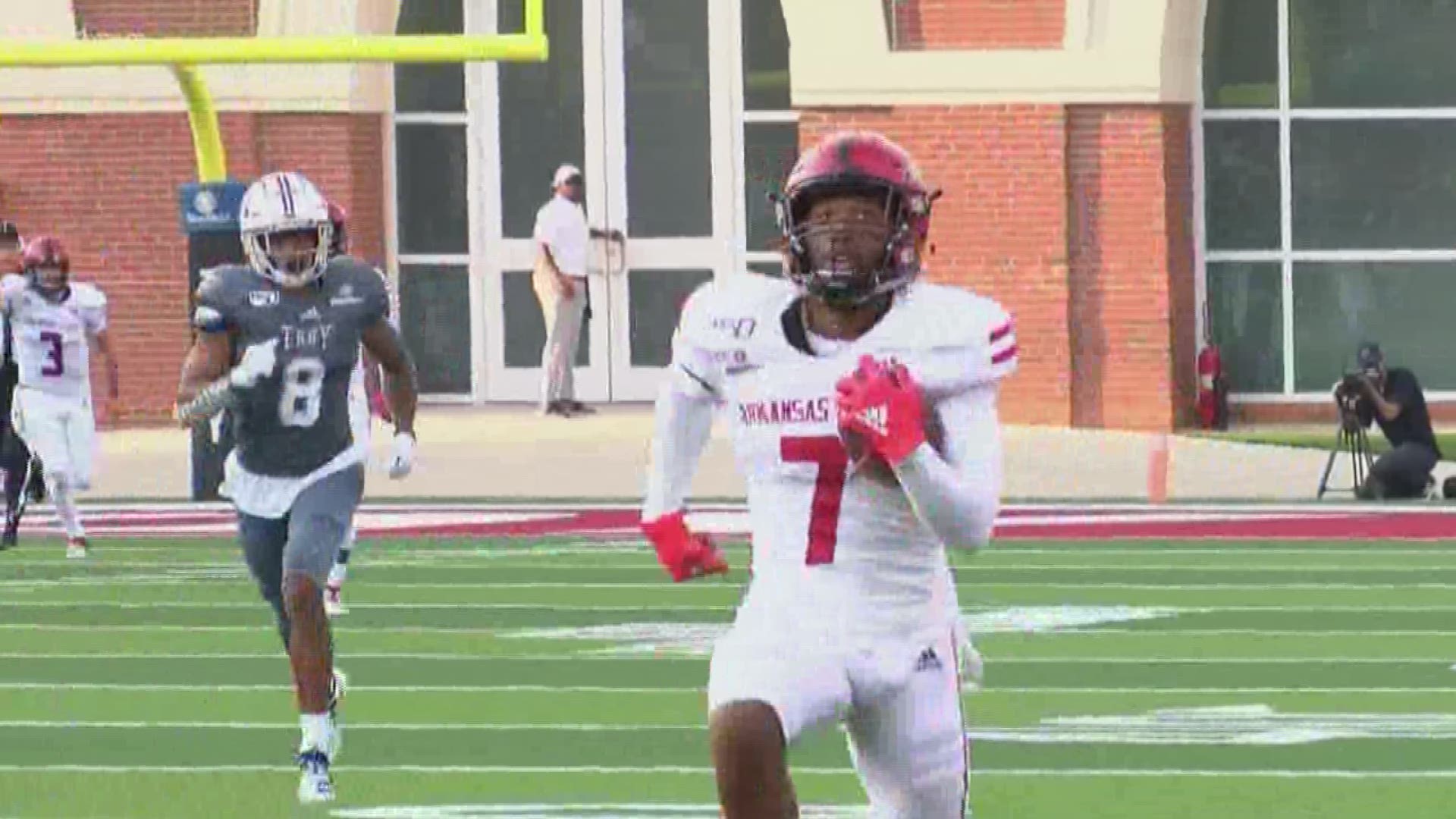 Bayless became the fourth player in Arkansas State history to record over 200 receiving yards in a game.