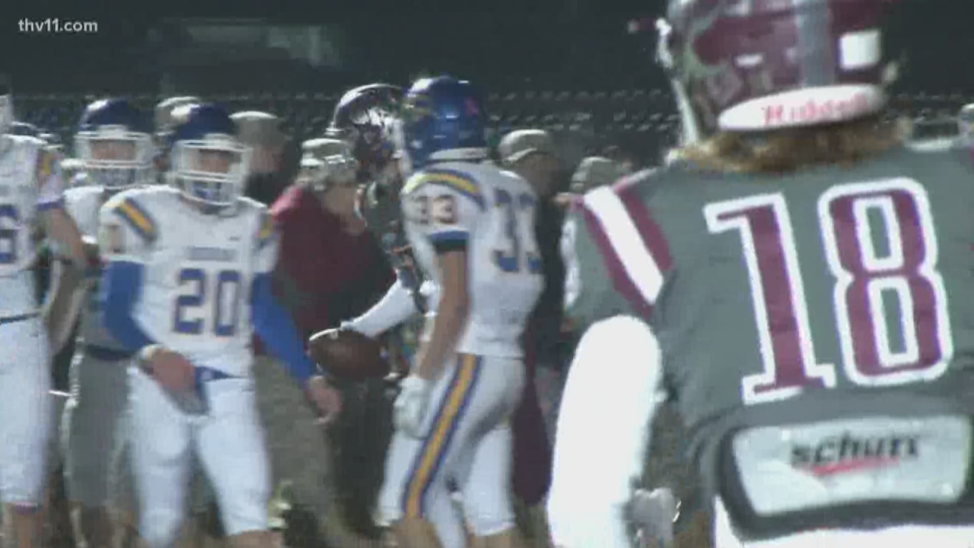 Benton defeats Sheridan 63-28