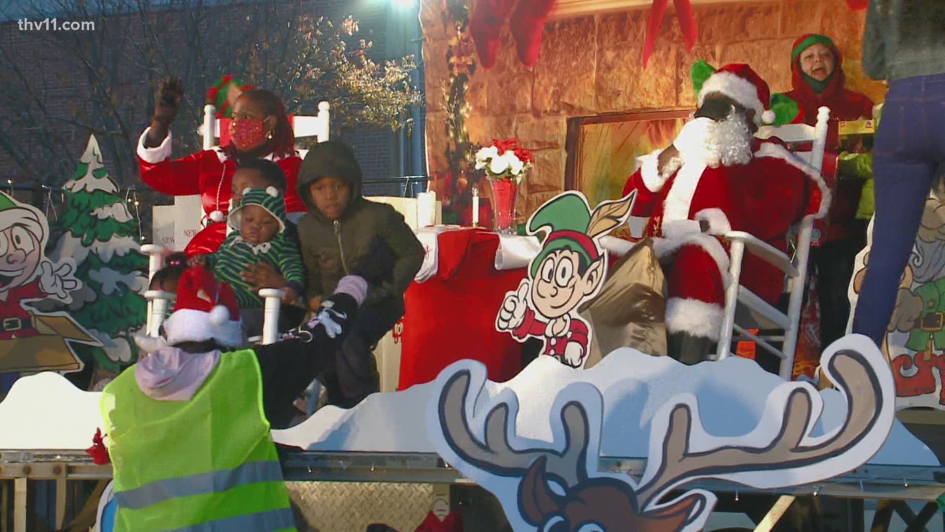 The Arkansas Martin Luther King Jr. Commission brought back the historic 'Ninth Street District' Christmas celebration.