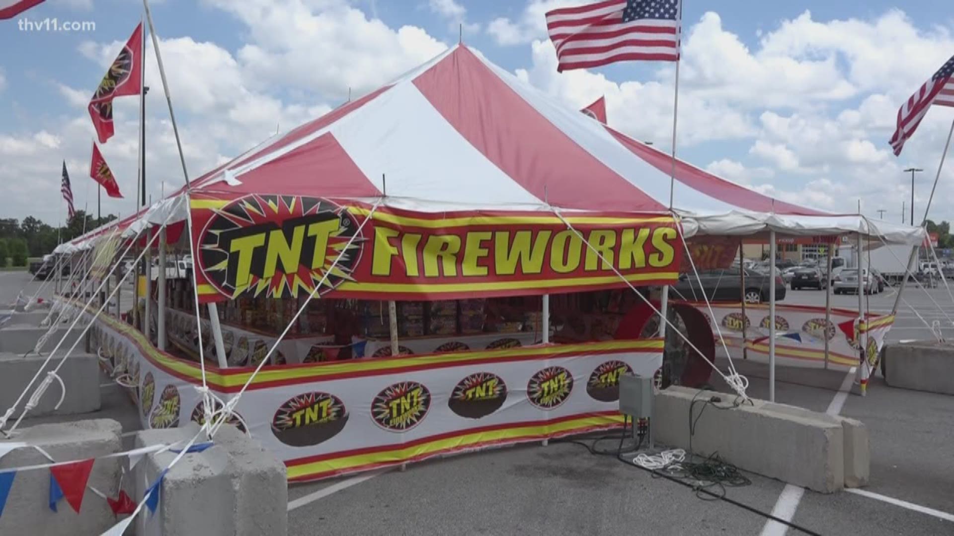 You've likely seen fireworks stands popping up near county lines. One Springdale family started selling fireworks to pay for their daughters' wedding.