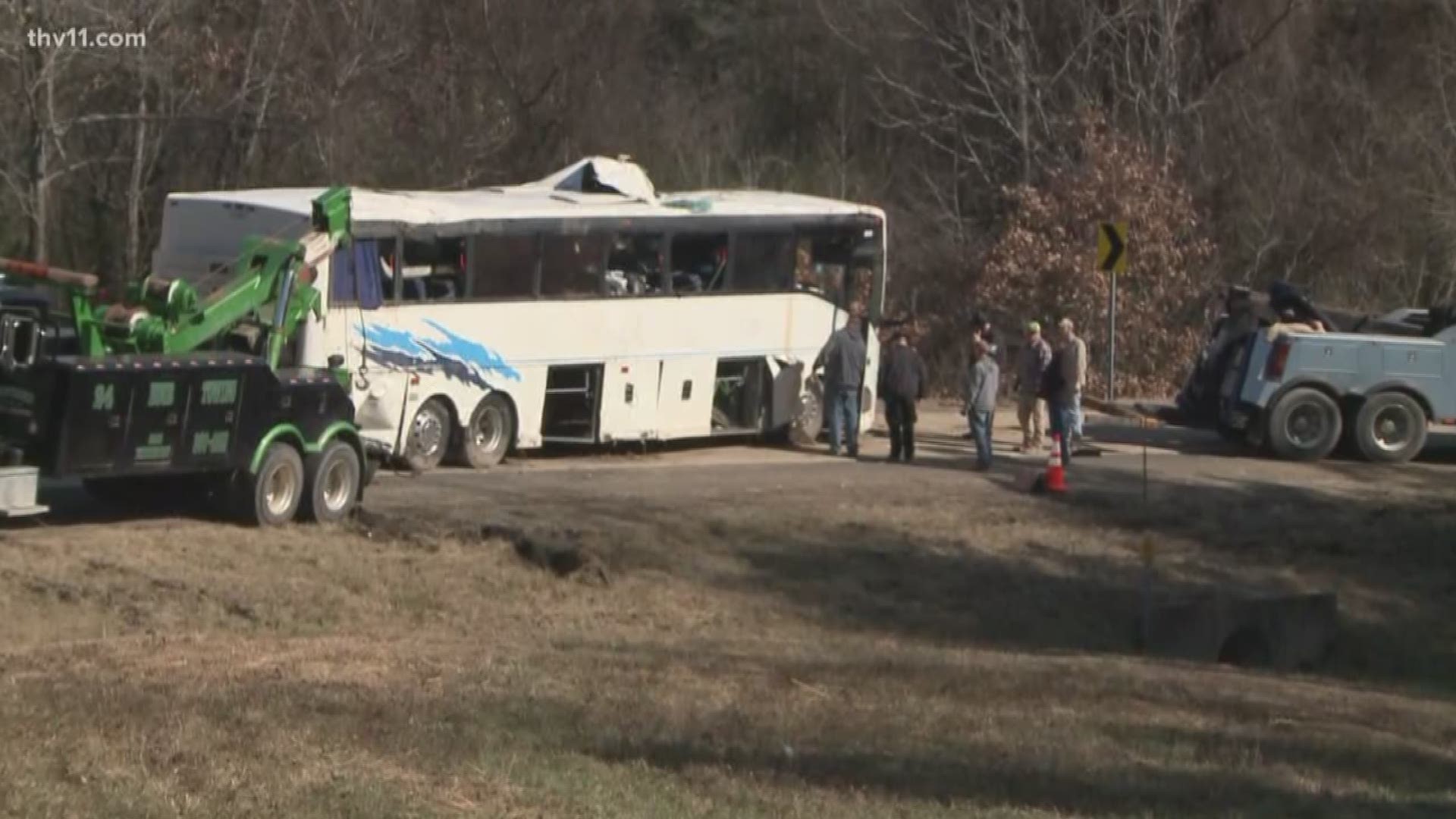 A charter bus carrying a youth football team crashed early this morning, killing 1 child and injuring more than 45 others, mostly children.