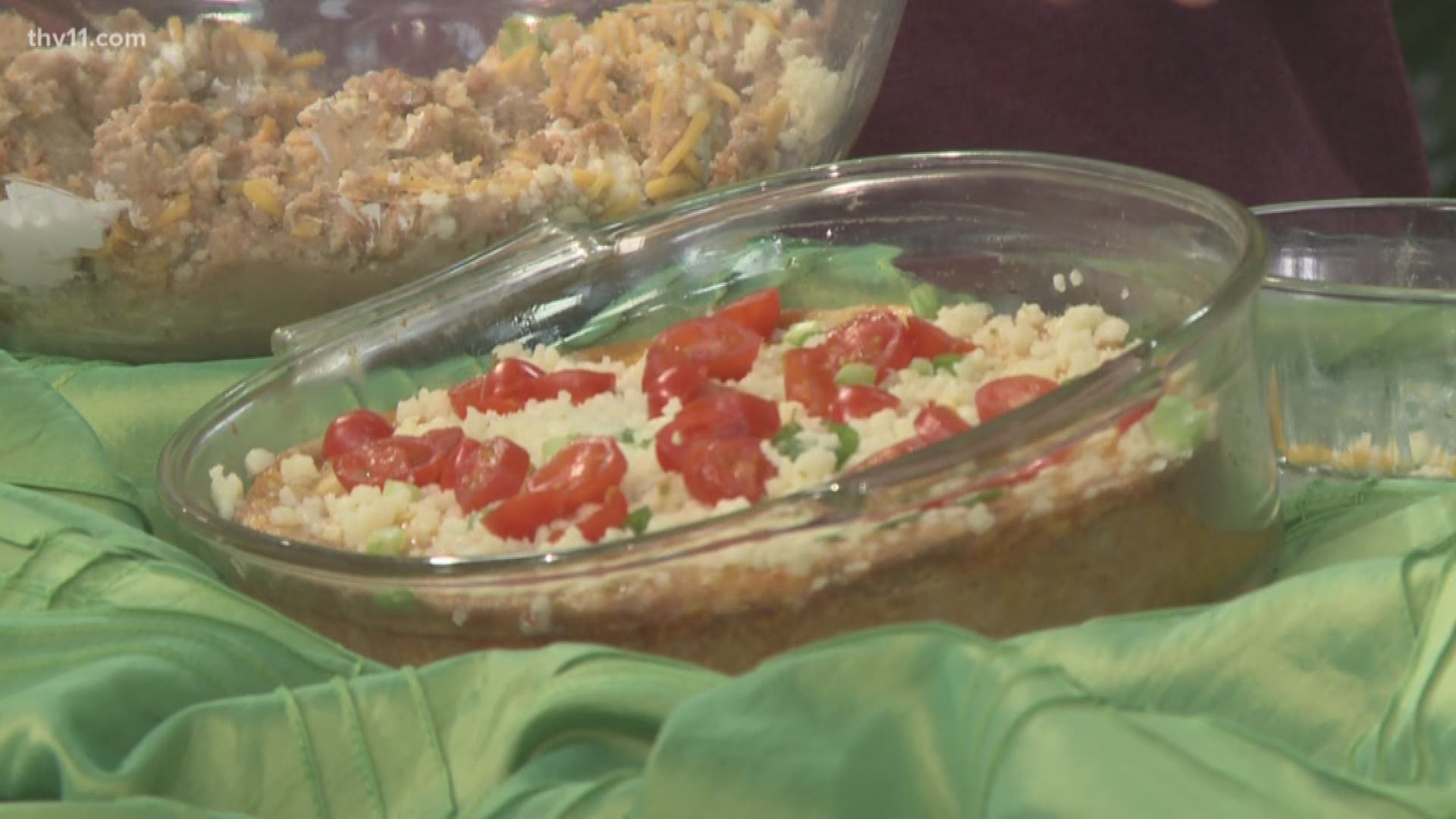 During football season we know a lot of you are looking for fun gameday snack ideas. We have Deanna Fleming here with us today and she's making refried bean dip!