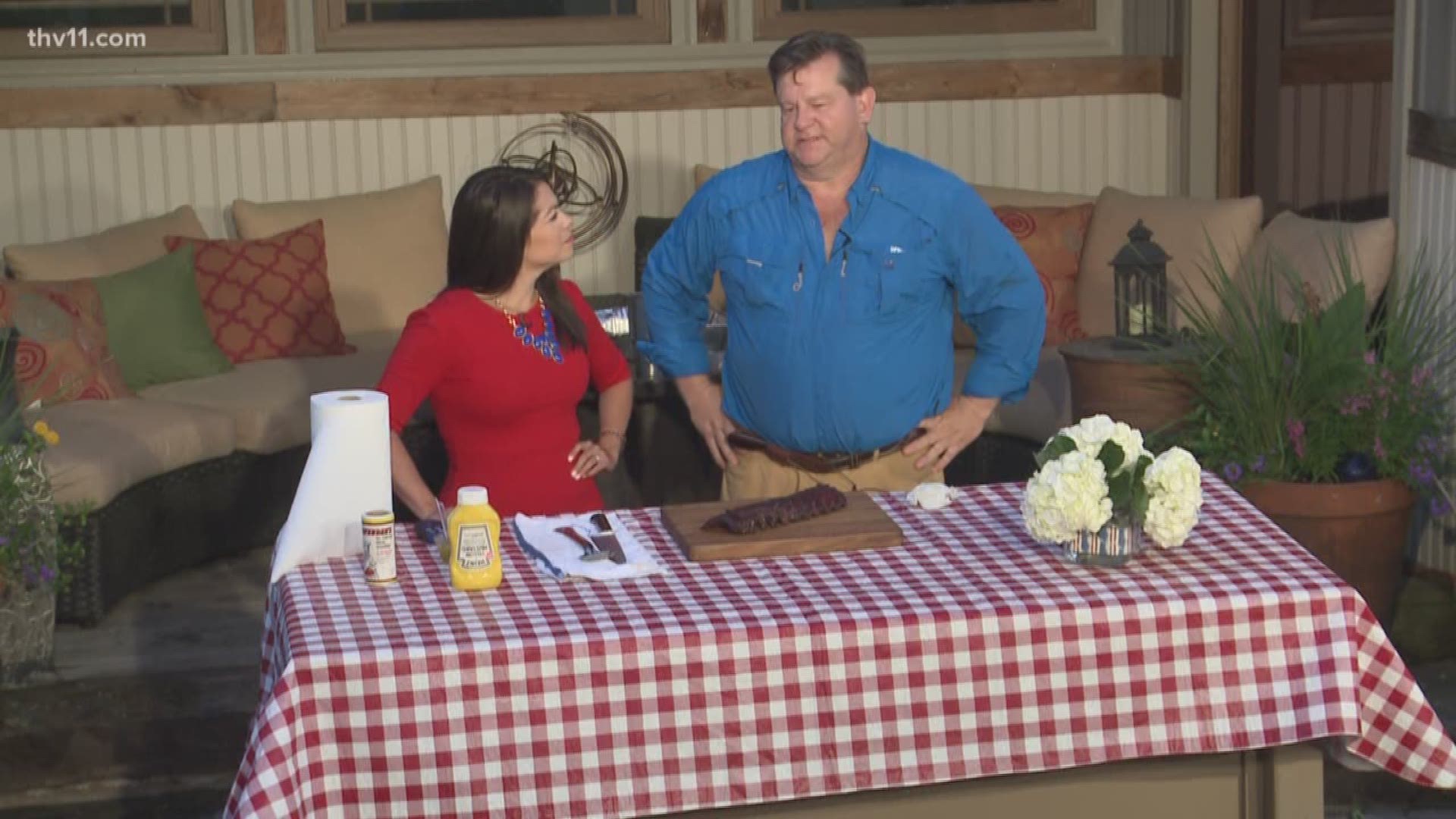 Anthony Michael is showing us how to cook some mean meat for the Independence Day holiday.