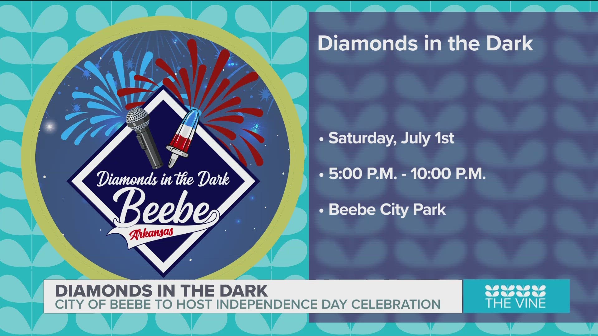 City of Beebe to host Diamonds in the Dark