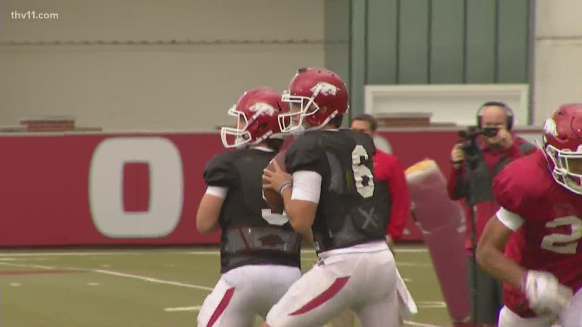 Hicks and the Hog offense ready for Red-White game