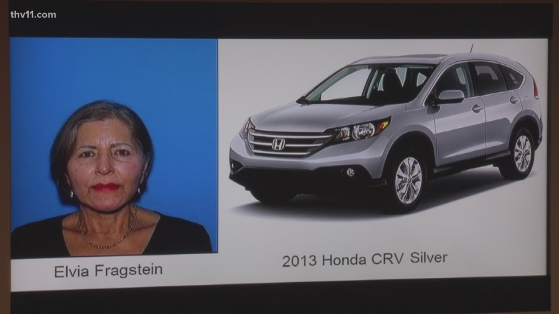 Authorities believe 71-year-old Elvia Fragstein was murdered and her body was left in Jefferson County.