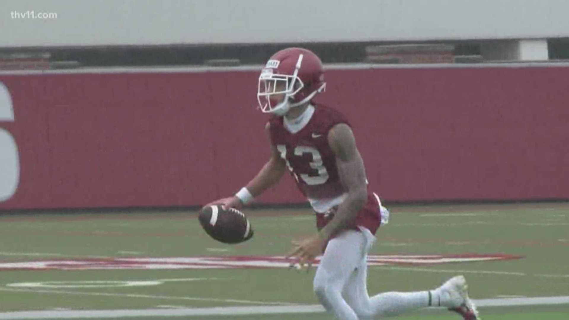 The senior wide receiver reportedly tore his ACL during Saturday's scrimmage