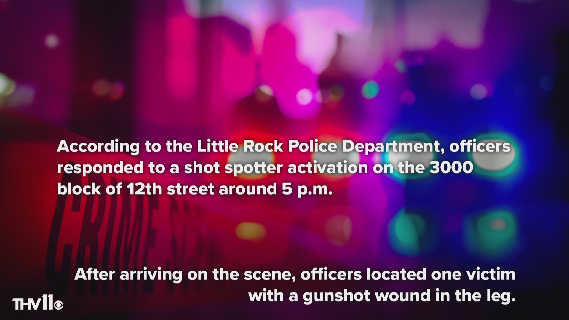 Little Rock police say they have no suspect at this time.