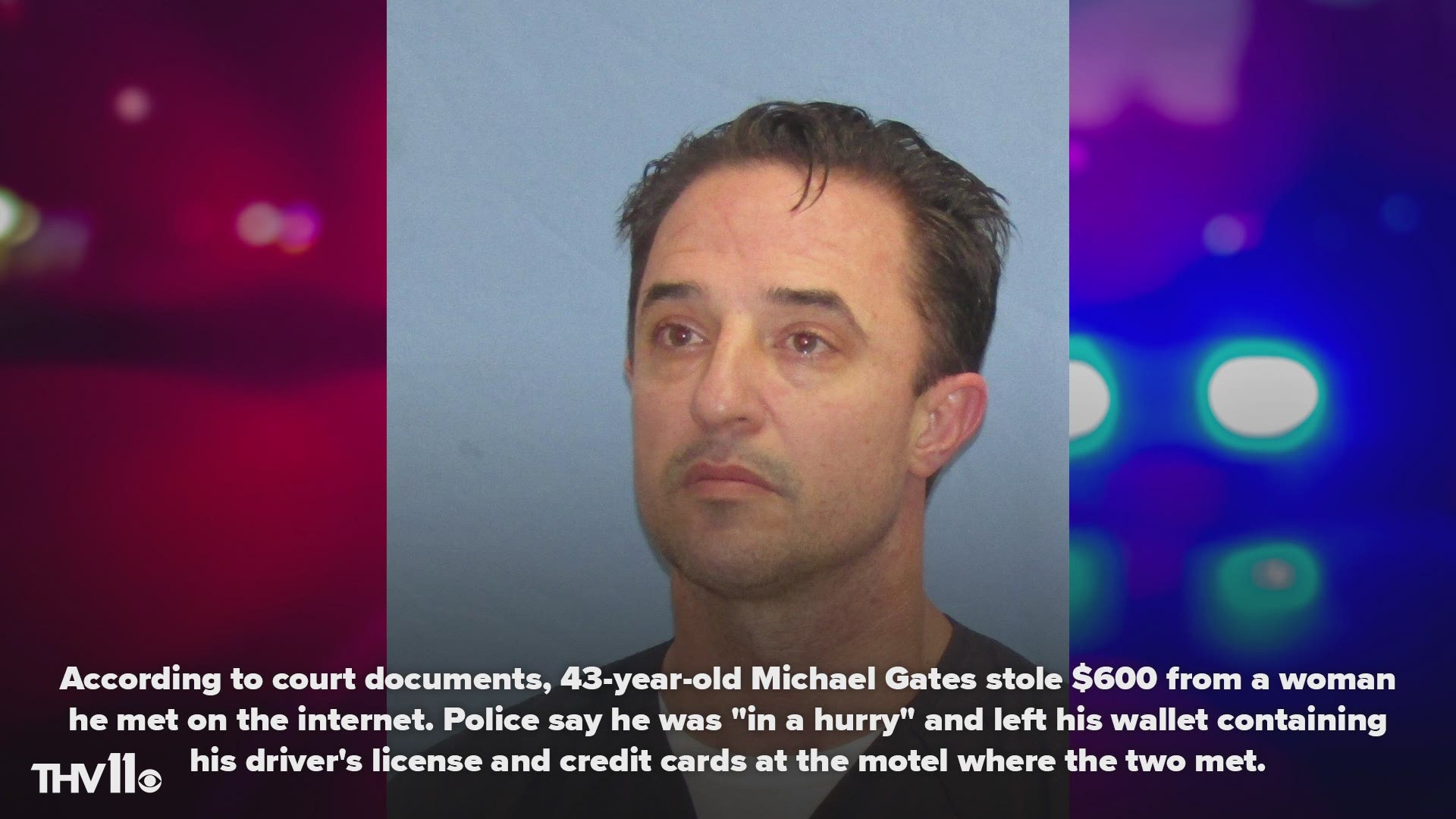 43-year-old Michael Gates was arrested after deputies found methamphetamine in his residence on Saturday.