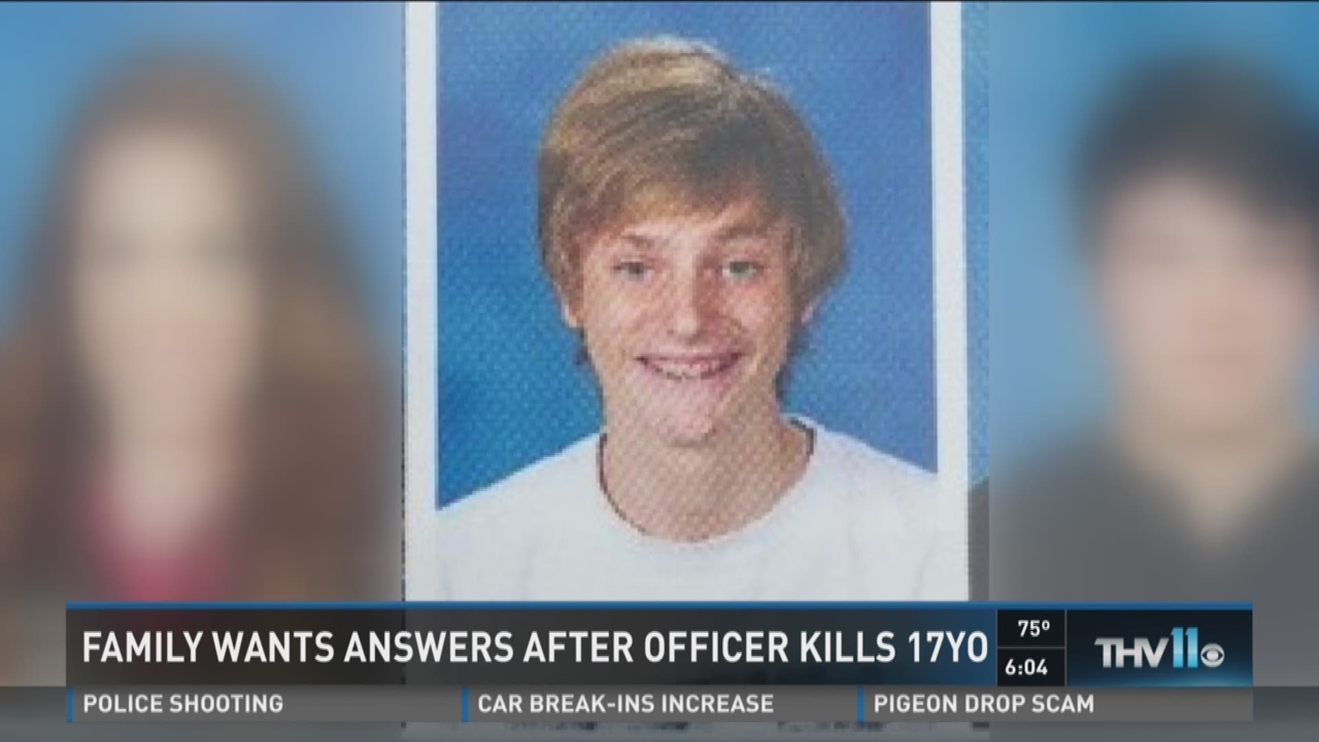 Family ask for answers after officer shoots 17-year-old