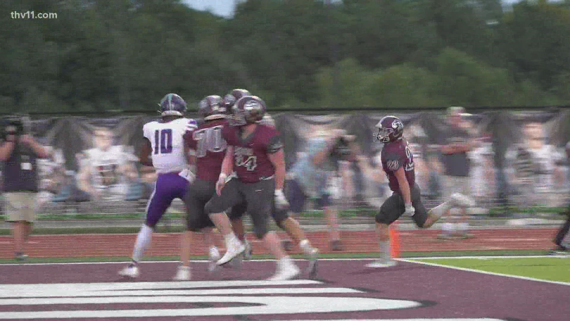 The Benton Panthers defeated the Little Rock Southwest Gryphons in a 63-19 victory.