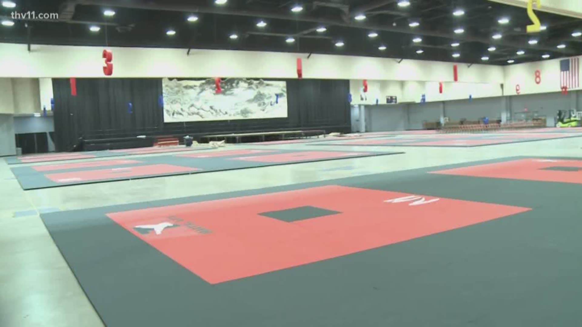 ATA martial arts is hosting its World Championships in Little Rock for the 29th year. It starts tomorrow at the statehouse convention center. Local businesses are preparing for the thousands of visitors coming to town.