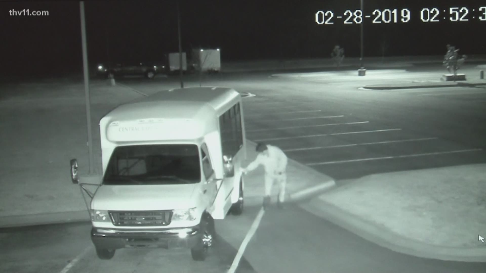 Police need your help identifying this man — who set a Conway church on fire early this morning.