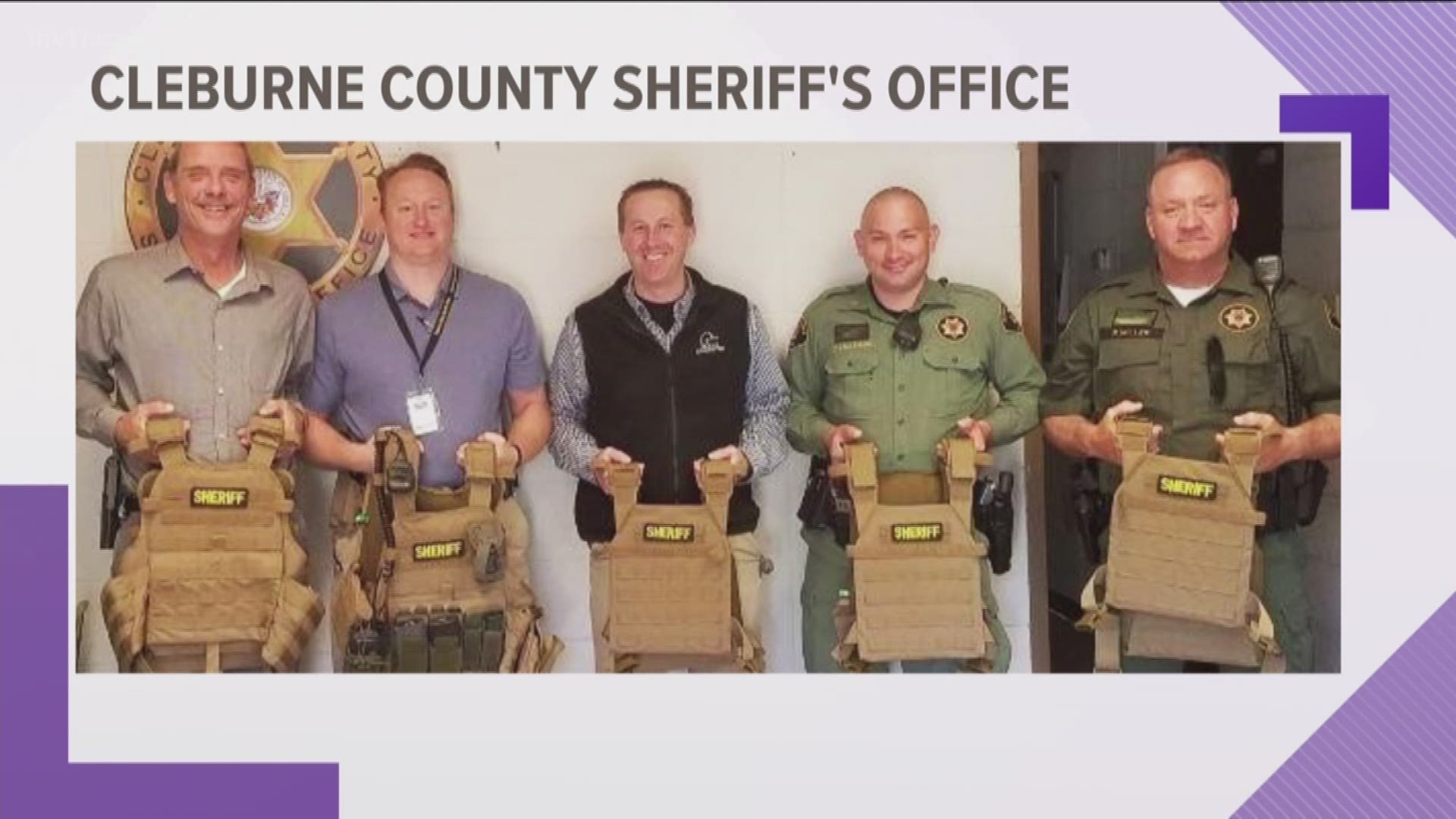 Cleburne Co. deputies receive specialized body armor