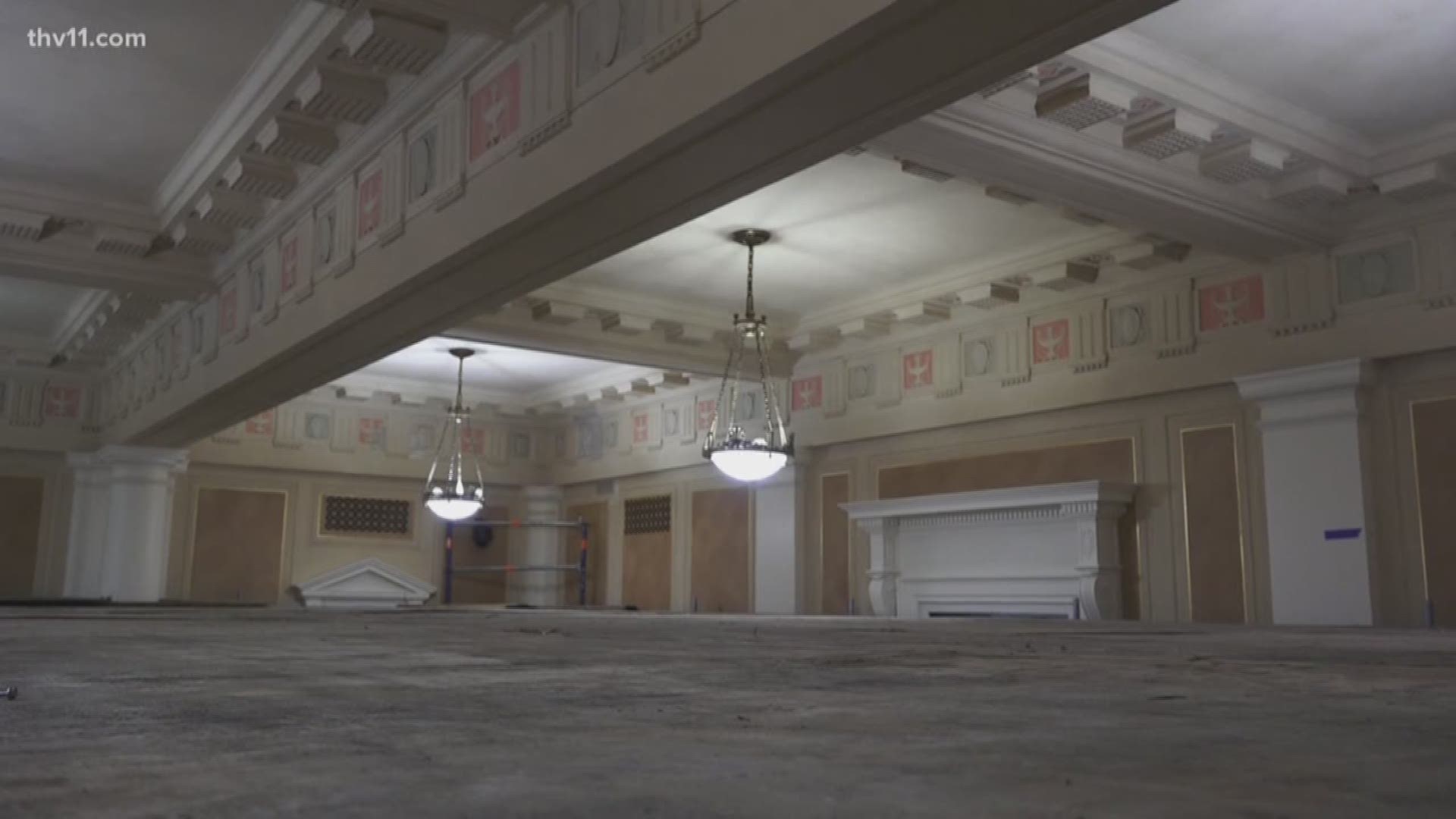 Major restorations are in store for the Arkansas Supreme Court Room in the Arkansas Capitol building.