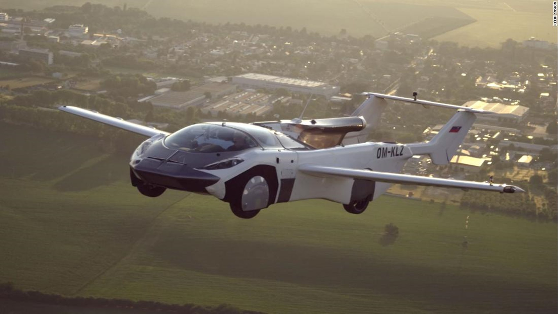 A prototype flying car known as ‘AirCar’ successfully flew 46 miles between airports in Slovakia.
