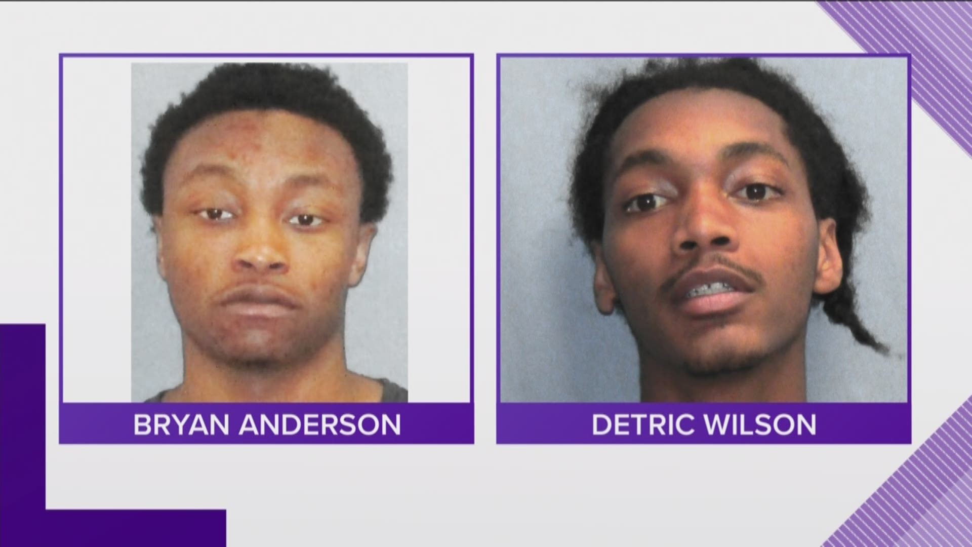 Little rock police arrest two men they say robbed a bank in Hillcrest.