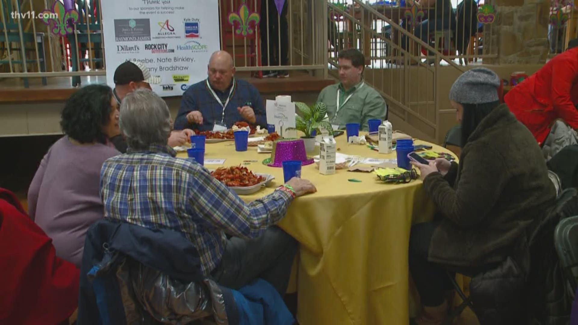 The Little Rock Zoo celebrated Mardi Gras on Sunday, March 3, with its first ever "Mardi Craw" party and crawfish boil.