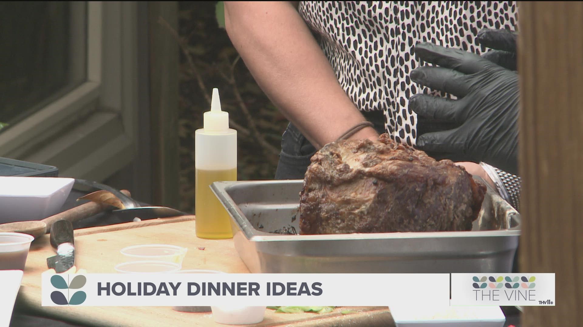 Chef Serge with Vibrant Occasions Catering shares his recipe for Herb-Crusted Slow-Roasted Prime Rib.