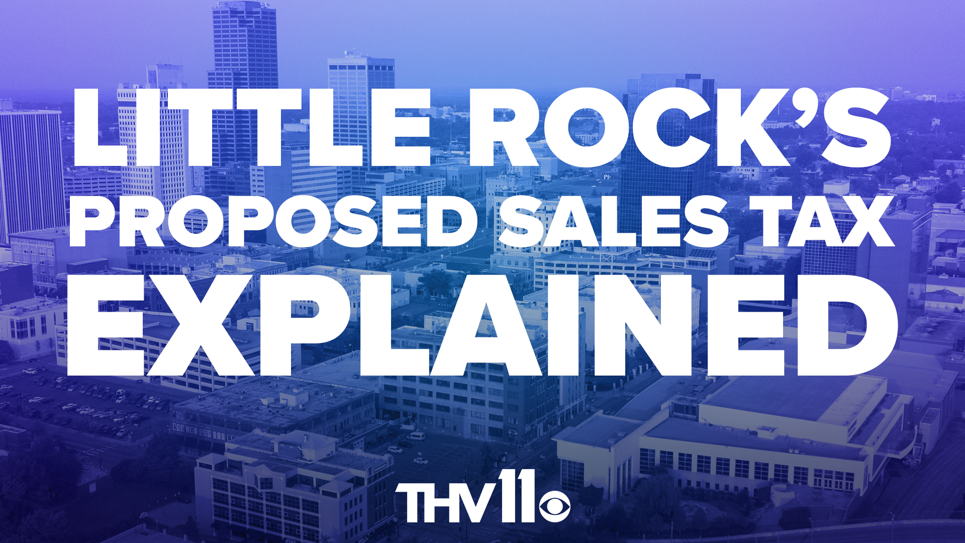 Little Rock voters will decide on Sept. 14 on whether they want a new sales tax. We've broken down what it means for the city's future who it impacts.