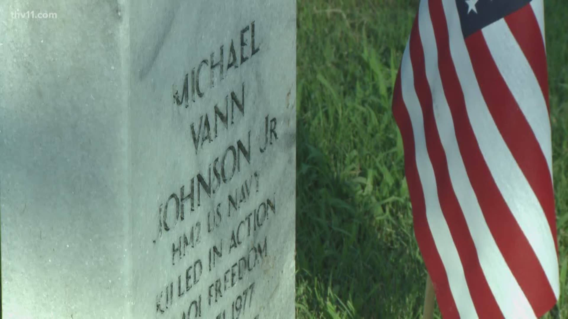 Family honors their son, the first Arkansan who died in Iraq.