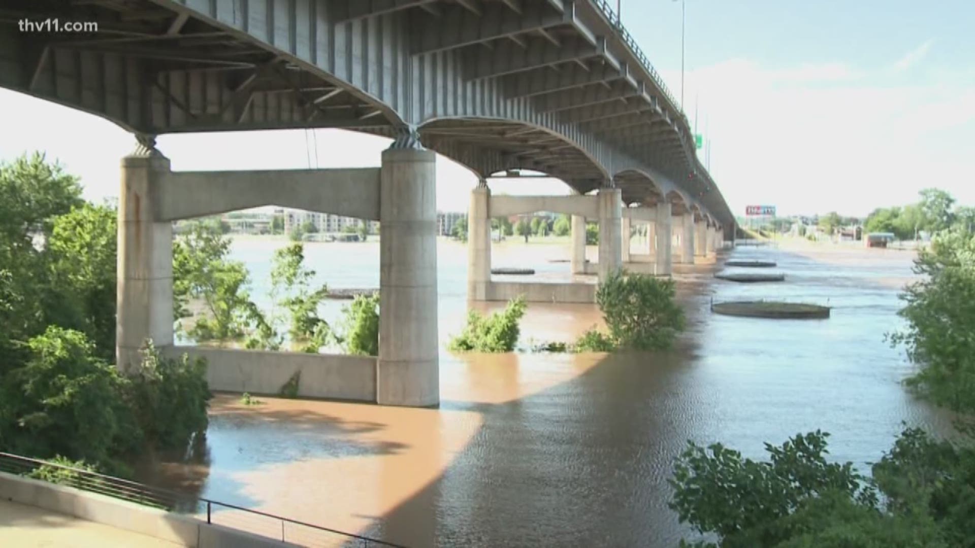 The Arkansas River in Little Rock is expected to crest at 29’ on Wednesday, June 5. As waters rise, officials want to ensure residents are prepared.