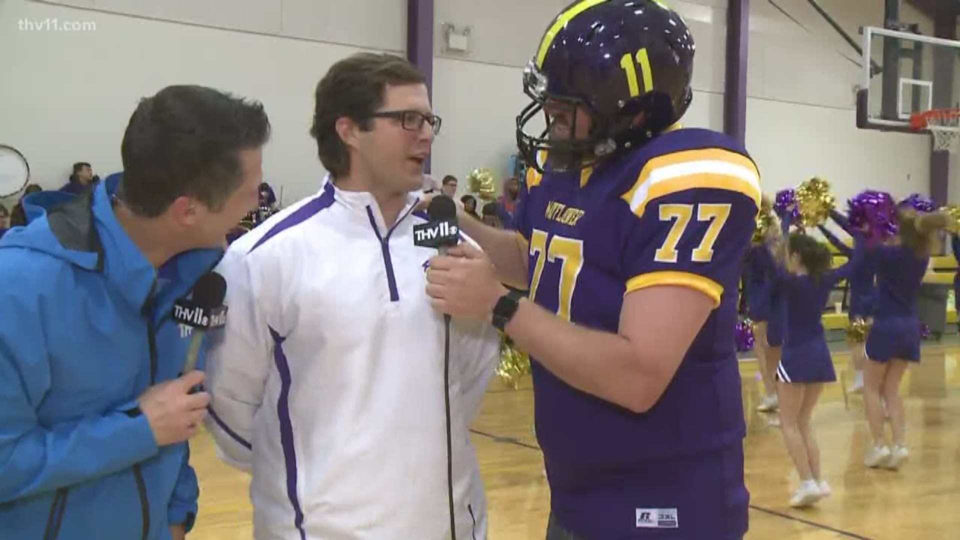 Home Field Advantage Adam Bledsoe joins the Mayflower Eagles football