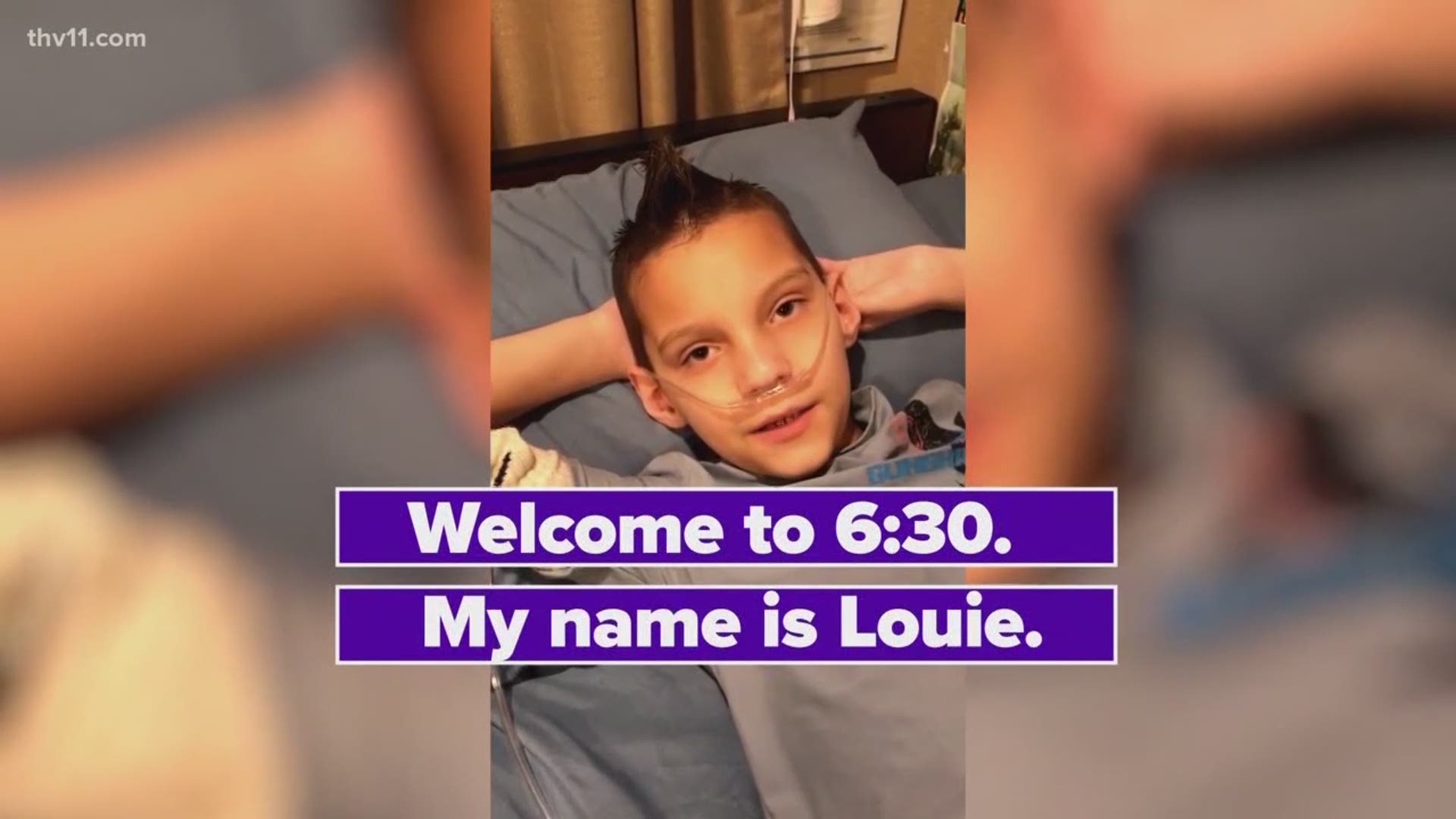 Louie is by all accounts a miracle. Today, he needed a little encouragement, and our viewers did not disappoint.