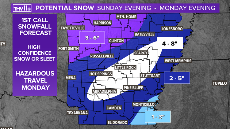 What To Expect For Winter Weather In Arkansas This Week 