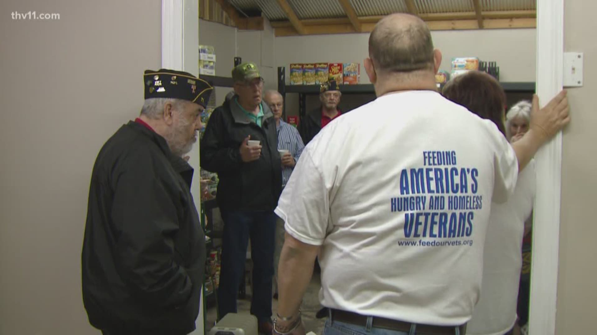 Feed Our Vets opened Arkansas's first food pantry designated for veterans.