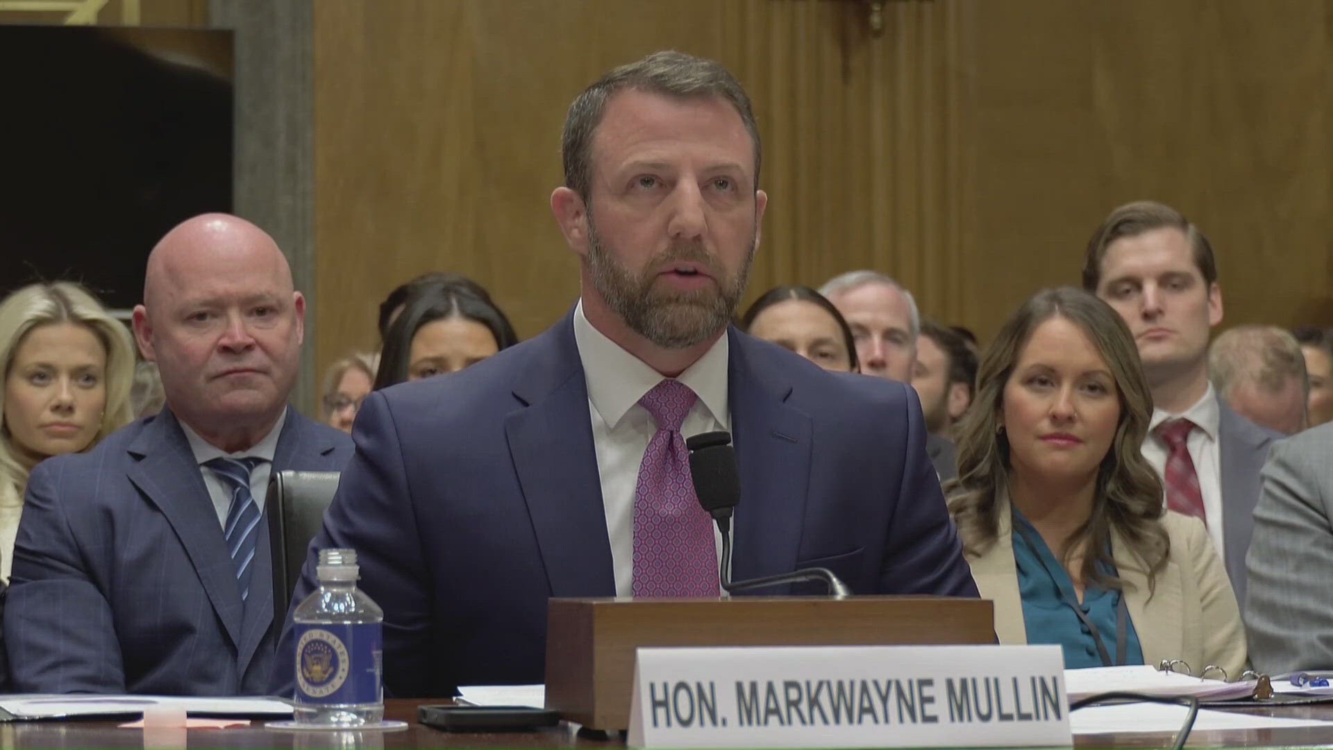 Senate confirms Markwayne Mullin to lead Department of Homeland ...