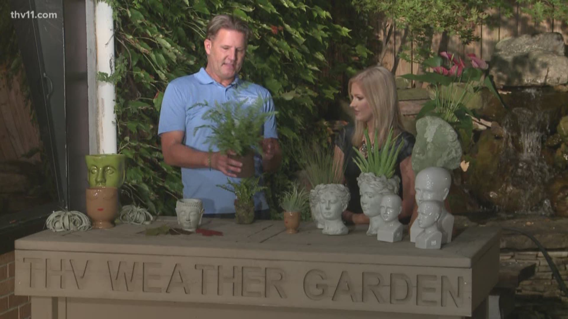 Chris H. Olsen shows us how to add style and fun to your home with head planters.