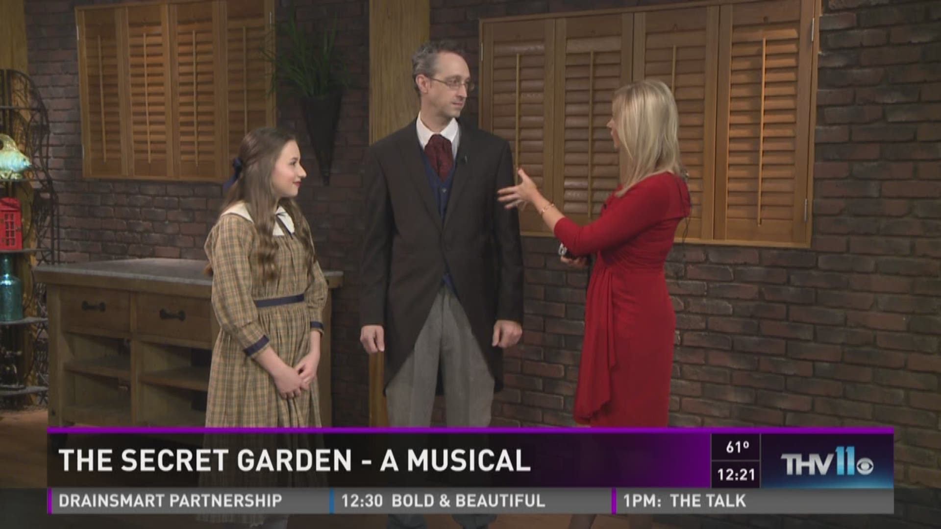 Actors James Norris and Grace Pitts joined THV11 at Noon with details on the Secret Garden musical