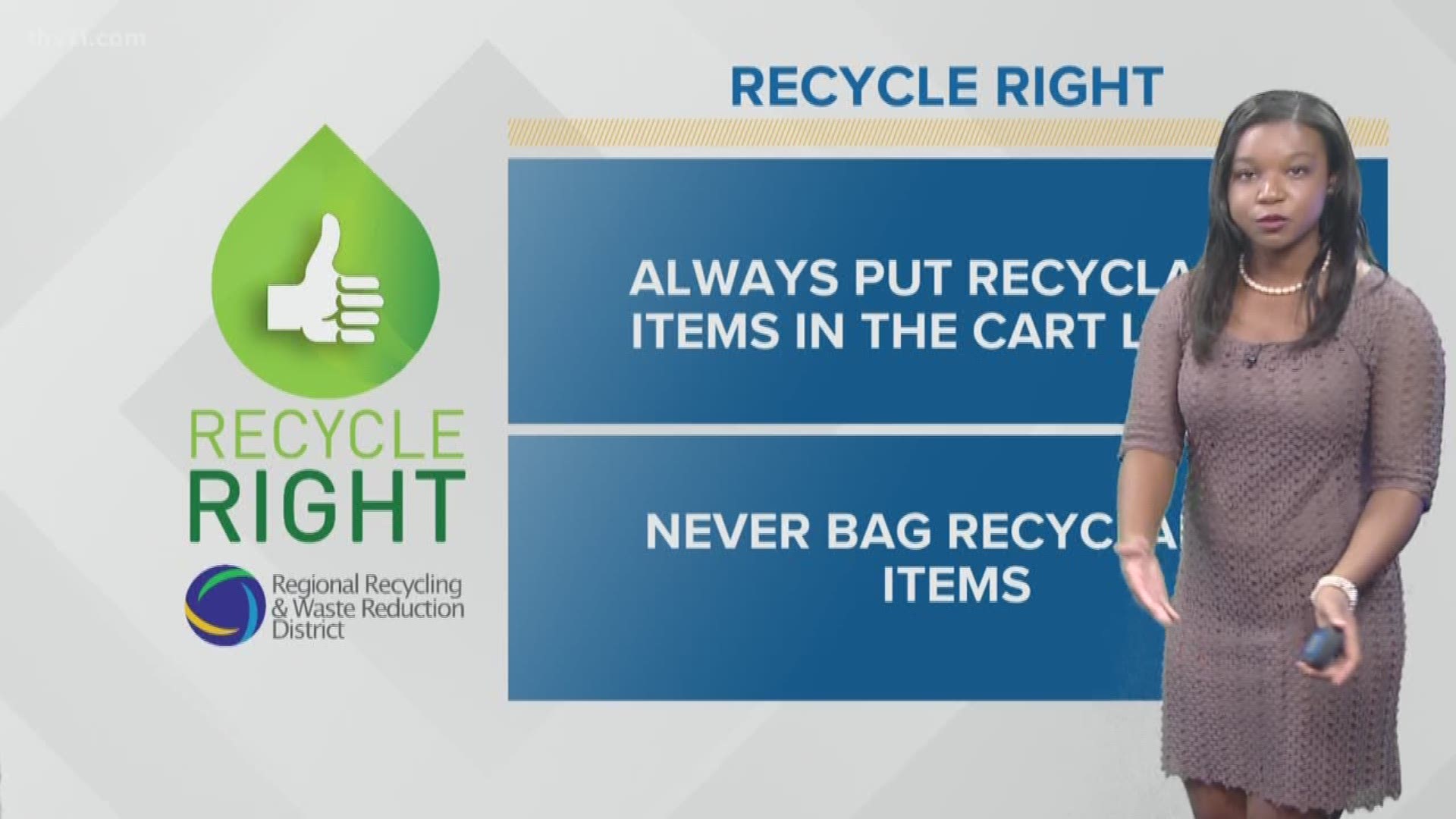 Raven Richard has your Recycle Right tip for week 33.