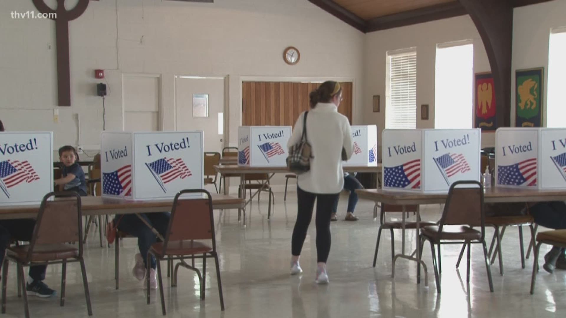 Thousands of voters showed up to the polls to cast their votes. Voters in Little Rock said they were in and out of the polling locations very quickly.