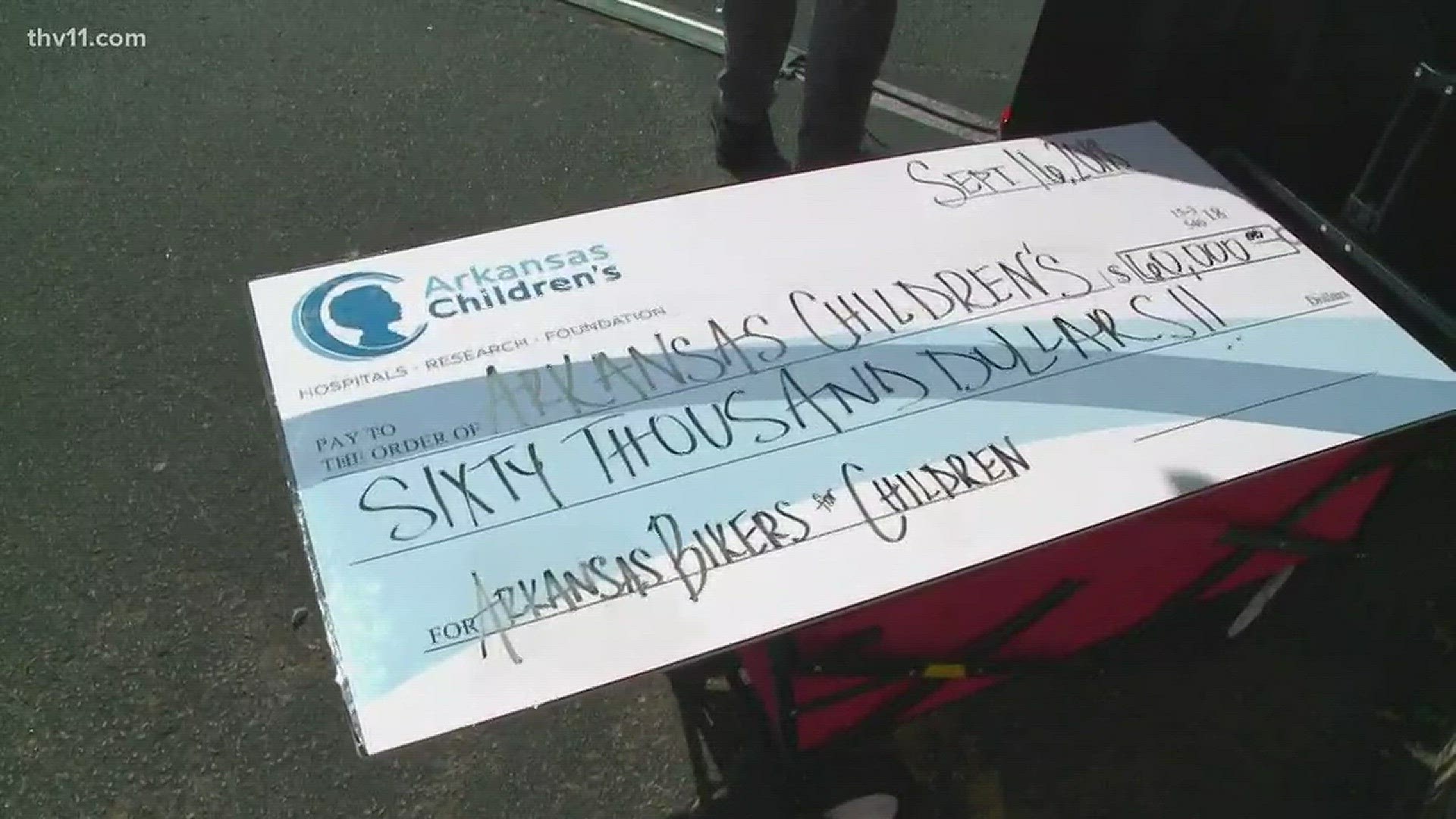 Arkansas Bikers for Children made their annual run to support Arkansas Children's Hospital.
