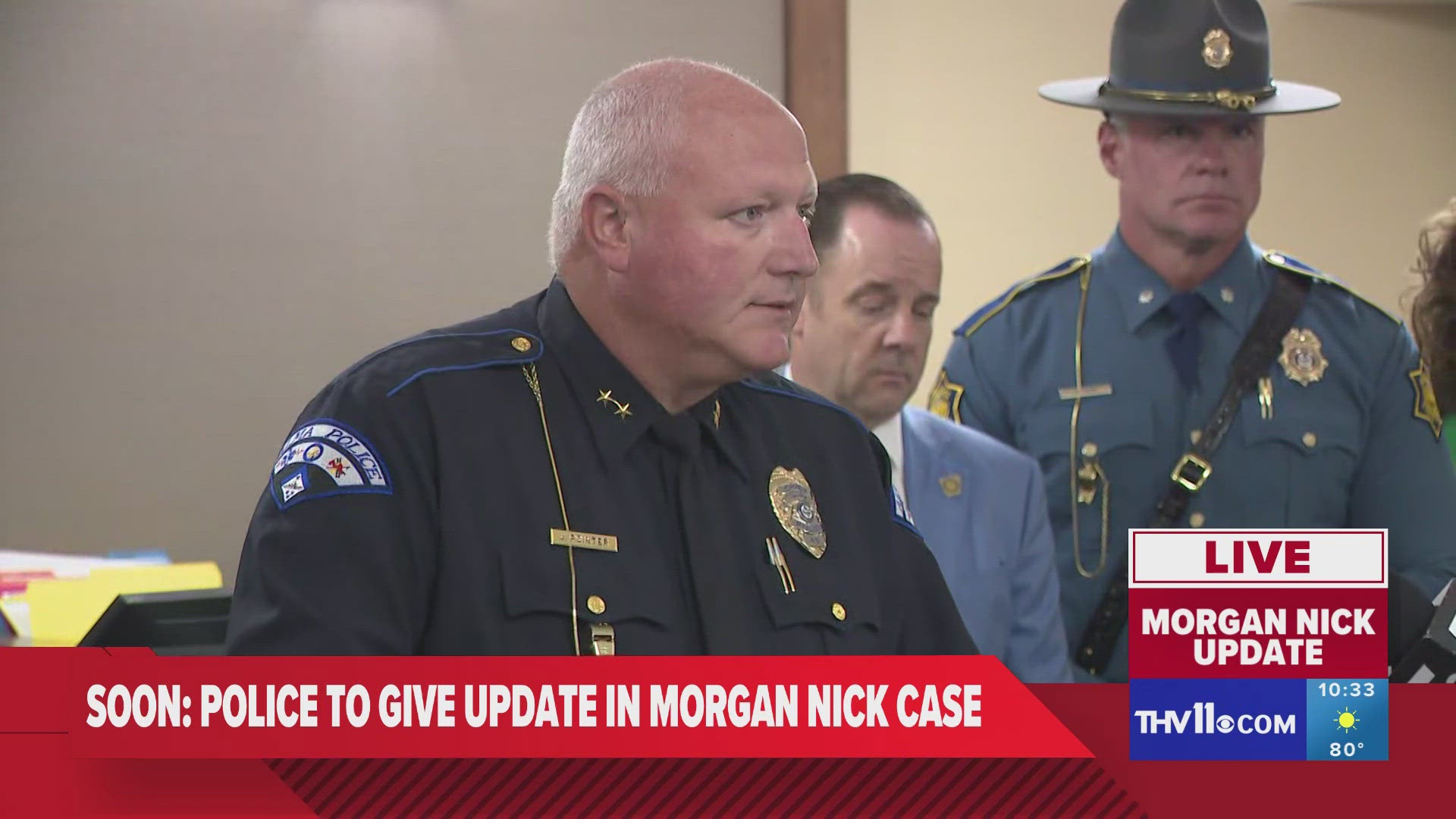 The Alma Police Department held a press conference where they announced the discovery of new DNA evidence linked to the case of Morgan Nick.